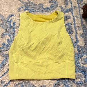 Lululemon Athletica Yellow Sleeveless Top